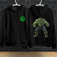 Hulk Hoodie Streetwear Fashion Black Hooded Pullover Personality Sweatshirt