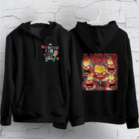 Inside Out Hoodie Loose Casual Clothing Cute Cartoon Streetwear Personality