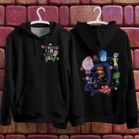 Inside Out Hoodie Loose Casual Clothing Cute Cartoon Streetwear Personality