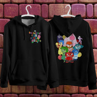 Inside Out Hoodie Loose Casual Clothing Cute Cartoon Streetwear Personality