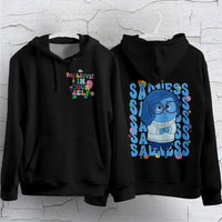 Inside Out Hoodie Loose Casual Clothing Cute Cartoon Streetwear Personality