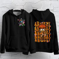 Inside Out Hoodie Loose Casual Clothing Cute Cartoon Streetwear Personality