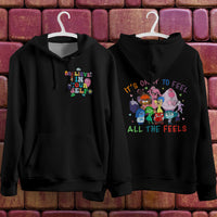 Inside Out Hoodie Loose Casual Clothing Cute Cartoon Streetwear Personality