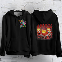 Inside Out Hoodie Loose Casual Clothing Cute Cartoon Streetwear Personality