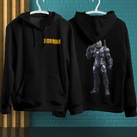 Iron Man Hoodie Streetwear Fashion Black Hooded Pullover Personality Sweatshirt