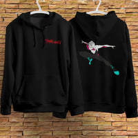 Spider Gwen Hoodie Casual Clothes Black Hoodie Fashion Long Sleeve Hooded Pullover Personality Streetwear