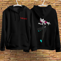 Spider Gwen Hoodie Casual Clothes Black Hoodie Fashion Long Sleeve Hooded Pullover Personality Streetwear