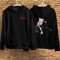 Spider Gwen Hoodie Casual Clothes Black Hoodie Fashion Long Sleeve Hooded Pullover Personality Streetwear