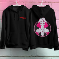 Spider Gwen Hoodie Casual Clothes Black Hoodie Fashion Long Sleeve Hooded Pullover Personality Streetwear