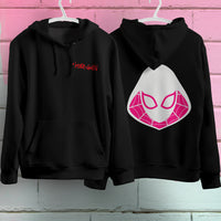 Spider Gwen Hoodie Casual Clothes Black Hoodie Fashion Long Sleeve Hooded Pullover Personality Streetwear