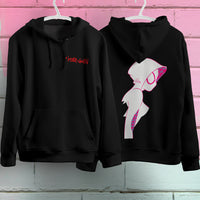 Spider Gwen Hoodie Casual Clothes Black Hoodie Fashion Long Sleeve Hooded Pullover Personality Streetwear