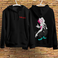 Spider Gwen Hoodie Casual Clothes Black Hoodie Fashion Long Sleeve Hooded Pullover Personality Streetwear