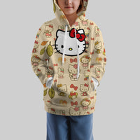 Hello Kitty Hoodie Colorful Cute Hoodie For Girl Kids Clothes HK-1125-13-22