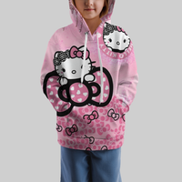 Hello Kitty Hoodie Colorful Cute Hoodie For Girl Kids Clothes HK-1125-1