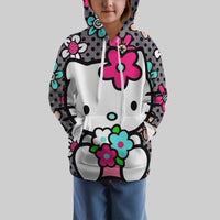 Hello Kitty Hoodie Colorful Cute Hoodie For Girl Kids Clothes HK-1125-13-22