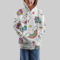 Hello Kitty Hoodie Colorful Cute Hoodie For Girl Kids Clothes HK-1125-23-32