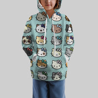 Hello Kitty Hoodie Colorful Cute Hoodie For Girl Kids Clothes HK-1125-23-32