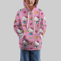 Hello Kitty Hoodie Colorful Cute Hoodie For Girl Kids Clothes HK-1125-23-32