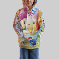 Hello Kitty Hoodie Colorful Cute Hoodie For Girl Kids Clothes HK-1125-23-32