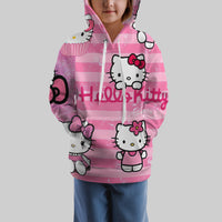 Hello Kitty Hoodie Colorful Cute Hoodie For Girl Kids Clothes HK-1125-1