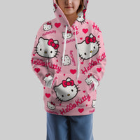 Hello Kitty Hoodie Colorful Cute Hoodie For Girl Kids Clothes HK-1125-33