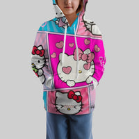 Hello Kitty Hoodie Colorful Cute Hoodie For Girl Kids Clothes HK-1125-33