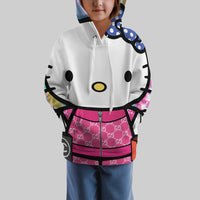 Hello Kitty Hoodie Colorful Cute Hoodie For Girl Kids Clothes HK-1125-1