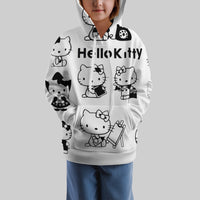 Hello Kitty Hoodie Colorful Cute Hoodie For Girl Kids Clothes HK-1125-43