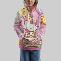 Hello Kitty Hoodie Colorful Cute Hoodie For Girl Kids Clothes HK-1125-1