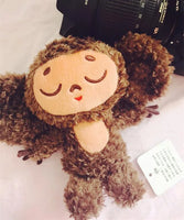 Monkey Plush Toy – Soft Cheburashka Big-Eyed Stuffed Doll, 8" – Lusy Store