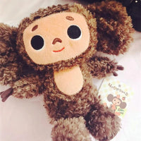 Monkey Plush Toy – Soft Cheburashka Big-Eyed Stuffed Doll, 8" – Lusy Store