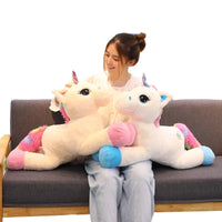 Rainbow Unicorn Plush Toys Kawaii Kids Toys Stuffed Cartoon Animal Baby Doll Children Christmas Birthday Gift