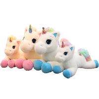 Rainbow Unicorn Plush Toys Kawaii Kids Toys Stuffed Cartoon Animal Baby Doll Children Christmas Birthday Gift