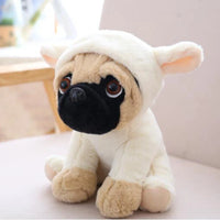 Stuffed Simulation Dogs Plush Sharpei Pug Lovely Puppy Pet Toy Plush Gifts