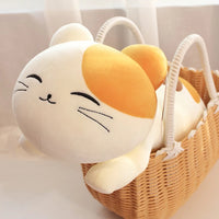 Huggable Kawaii Sleeping Pillow Stuffed Animal Doll Cute Cat Plush Cushion Kids Girl Birthday Gift