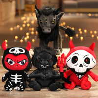 Baize Gothic Style Troll Plush Toys Doll Rabbit Black Pentacle Hydra Anubis Lolita Toy Black Doll Stuffed Plush Gifts