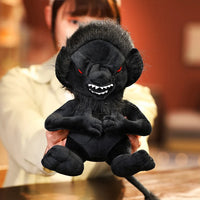 Baize Gothic Style Troll Plush Toys Doll Rabbit Black Pentacle Hydra Anubis Lolita Toy Black Doll Stuffed Plush Gifts