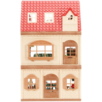 Simulation Kitchen Forest Family Small House Double Three- Story Villa Reindeer Animal Model Furniture Toy Gifts