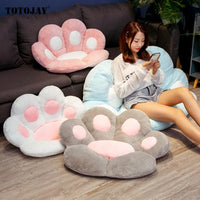 Paw Pillow Animal Seat Cushion Stuffed Plush Sofa Indoor Floor Home Chair Decor Winter Children Girls Gift