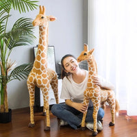 Giraffe Plush Toy – Giant Soft Stuffed Animal, 14"/20"/24"/31"/39"/47" – Lusy Store