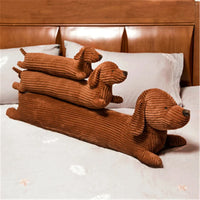 Dachshund Dog Plush Pillow Lifelike Stuffed Throw Cushion for Sofa Chair Home Decoration Long Dog Pillow Gift