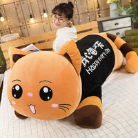 Big Size Cute Cat Plush Toy High Quality Soft Animal Stuffed Sofa Bed Pillow Cushion Girl Kid Birthday Gift