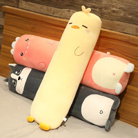 Dinosaur Pig Rabbit Bear Husky Duck Plush Toys Stuffed Soft Long Sleep Pillow Doll Cushion Kids Girls Gift