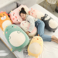 Squishy Toy Kawaii Animal Fat Dinosaur Shiba Inu Dog Pillow Plush Toys Cute Bed Sleeping Cushion