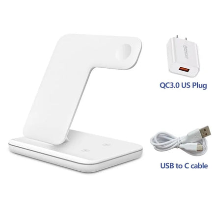 3 in 1 Wireless Charging Stand - Lusy Store LLC 