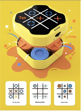 Qike Super Tic-Tac-Toe All-in-One Chess Collection - Fun & Educational Electronic Toy for Kids