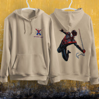 Spider Man Hoodie Casual Clothes Black White Khaki Hoodie Long Sleeve Hooded Pullover Personality Streetwear