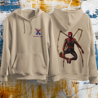 Spider Man Hoodie Casual Clothes Black White Khaki Hoodie Long Sleeve Hooded Pullover Personality Streetwear