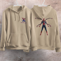 Spider Man Hoodie Casual Clothes Black White Khaki Hoodie Long Sleeve Hooded Pullover Personality Streetwear