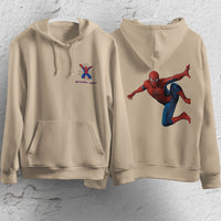 Spider Man Hoodie Casual Clothes Black White Khaki Hoodie Long Sleeve Hooded Pullover Personality Streetwear